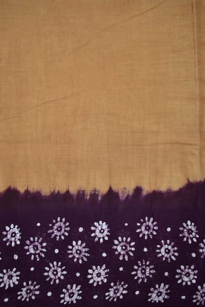 ORANGE PEACH-COTTON SAREE