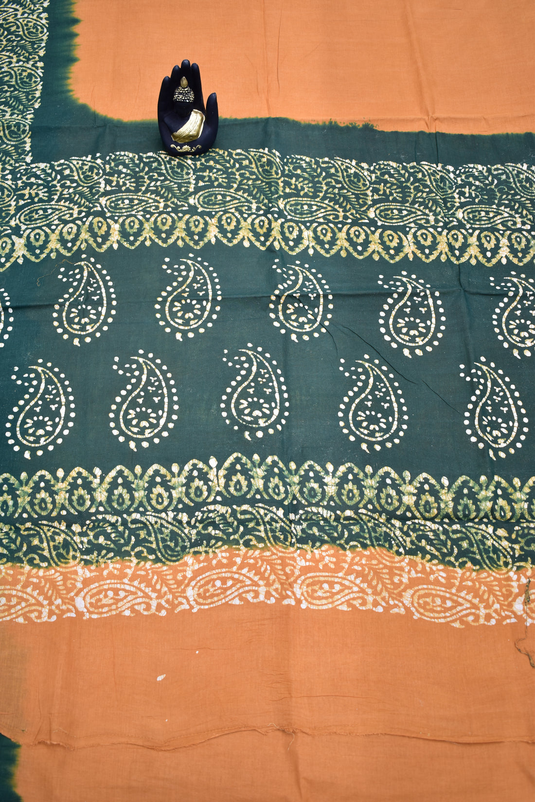 TANGERINE-COTTON SAREE