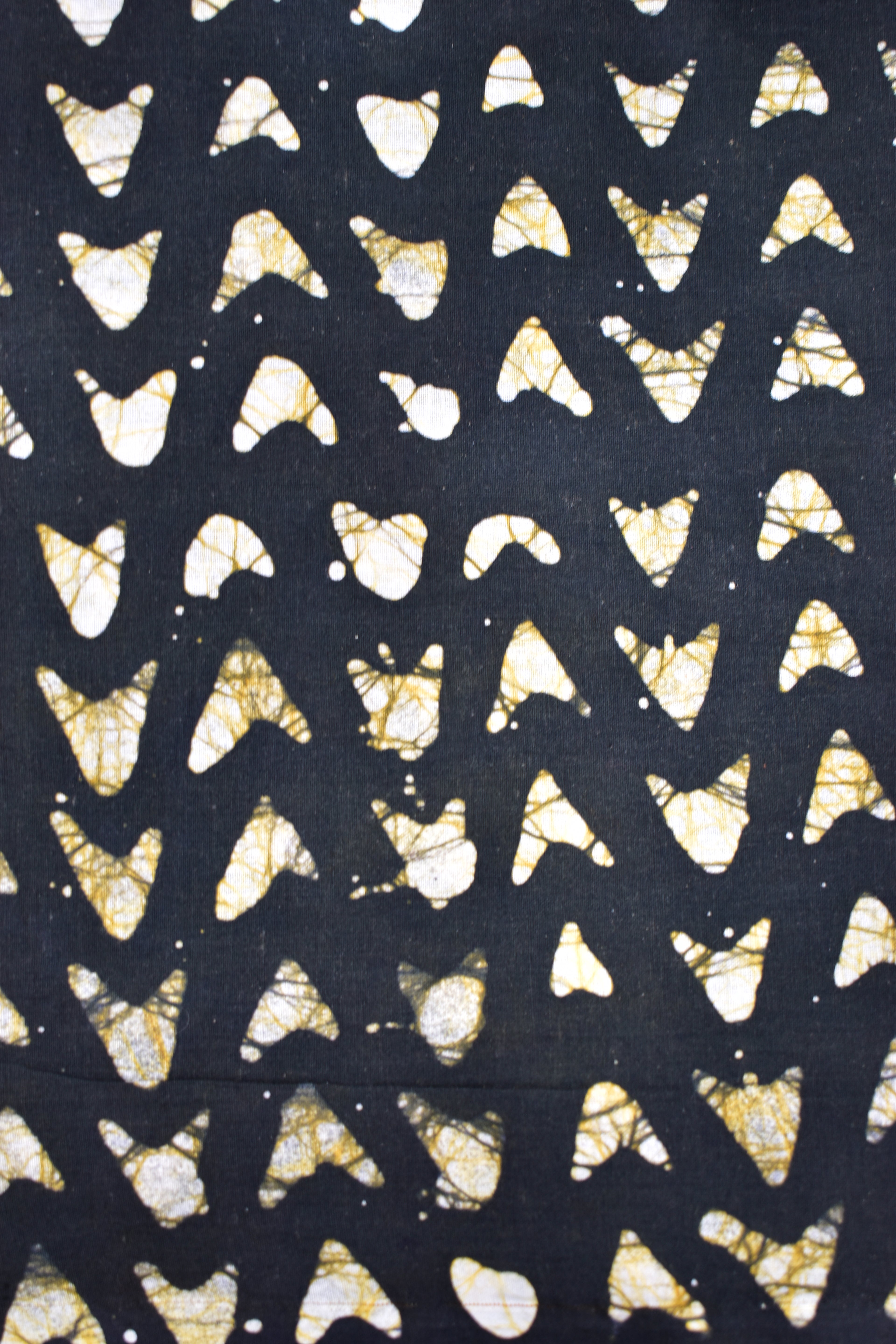 YELLOW &amp; BLACK-COTTON SAREE