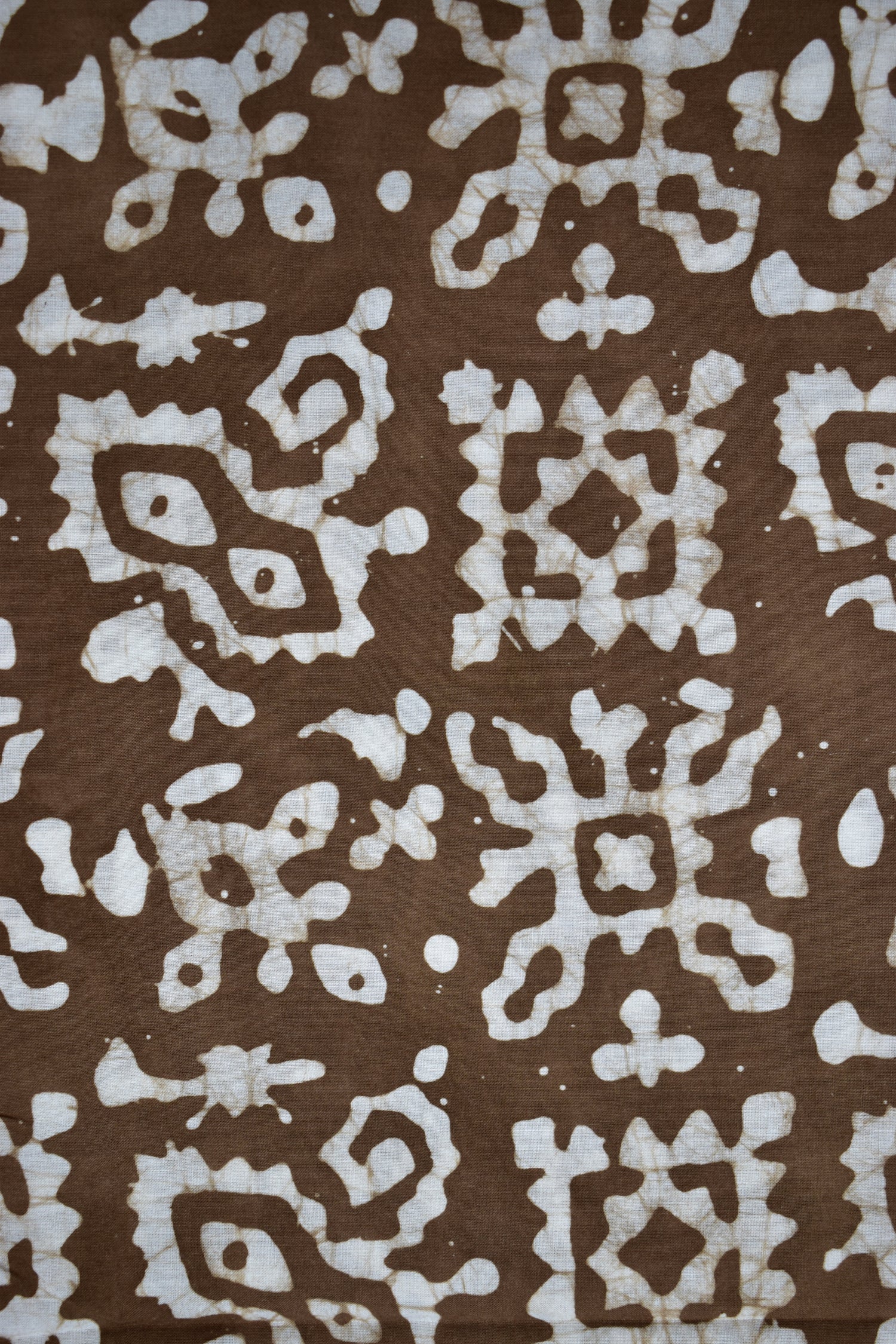 CRERAM &amp;BROWN-COTTON SAREE