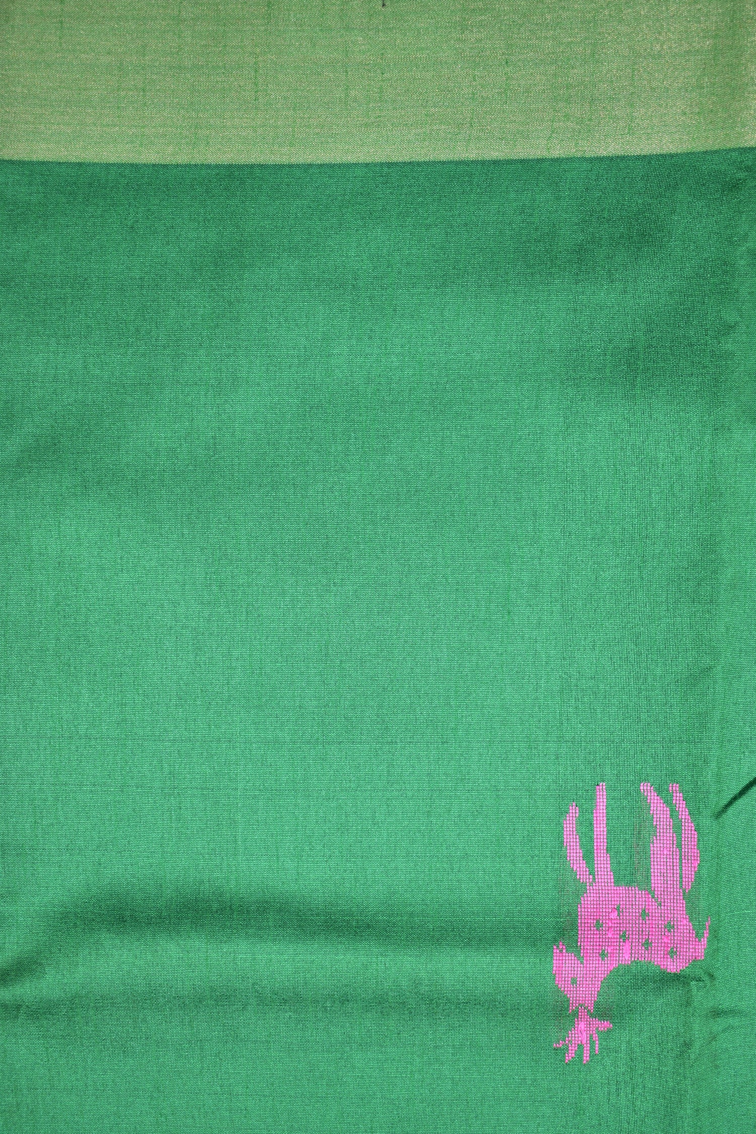 GREEN- KHADI PATTU SAREE