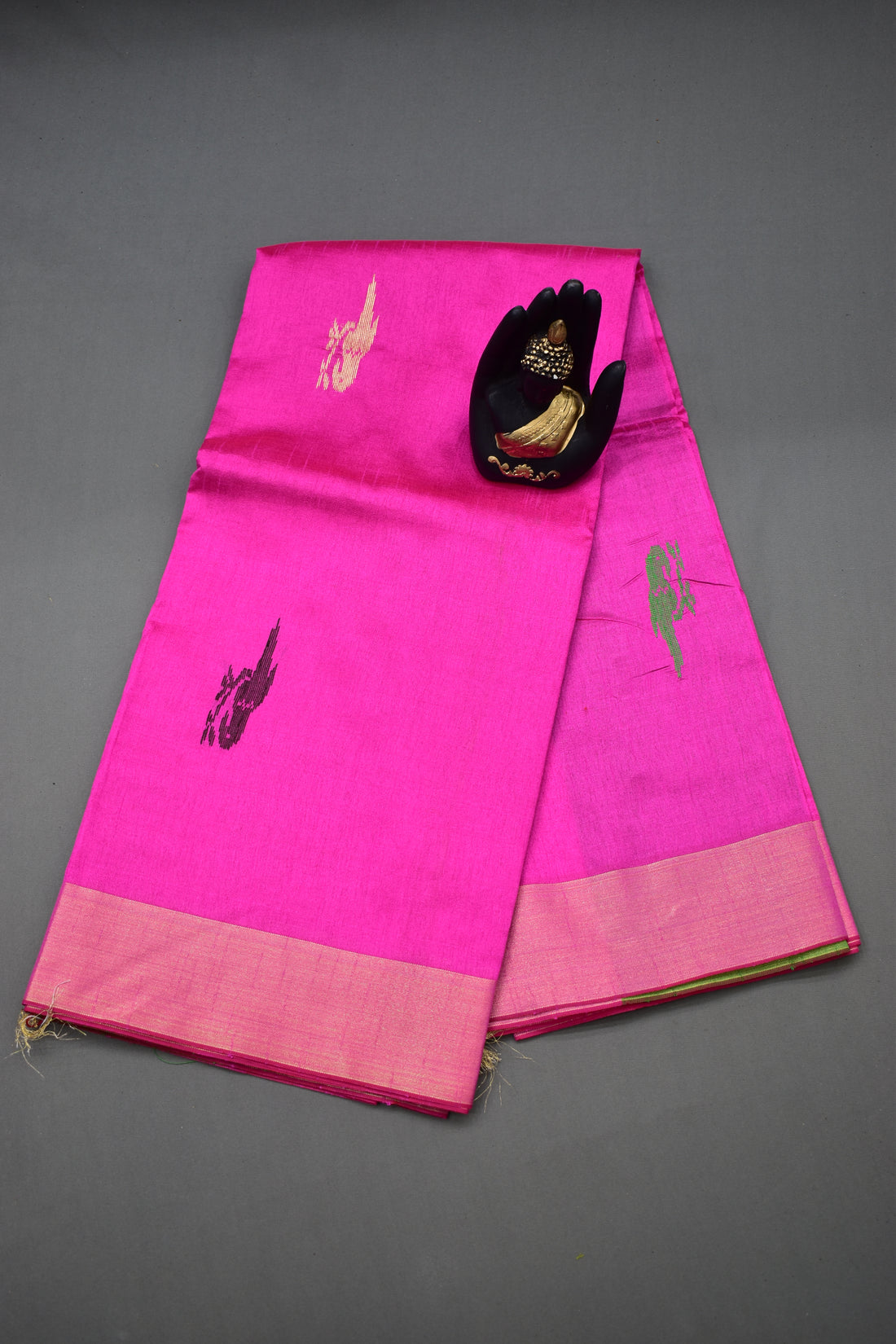 PINK- KHADI PATTU SAREE