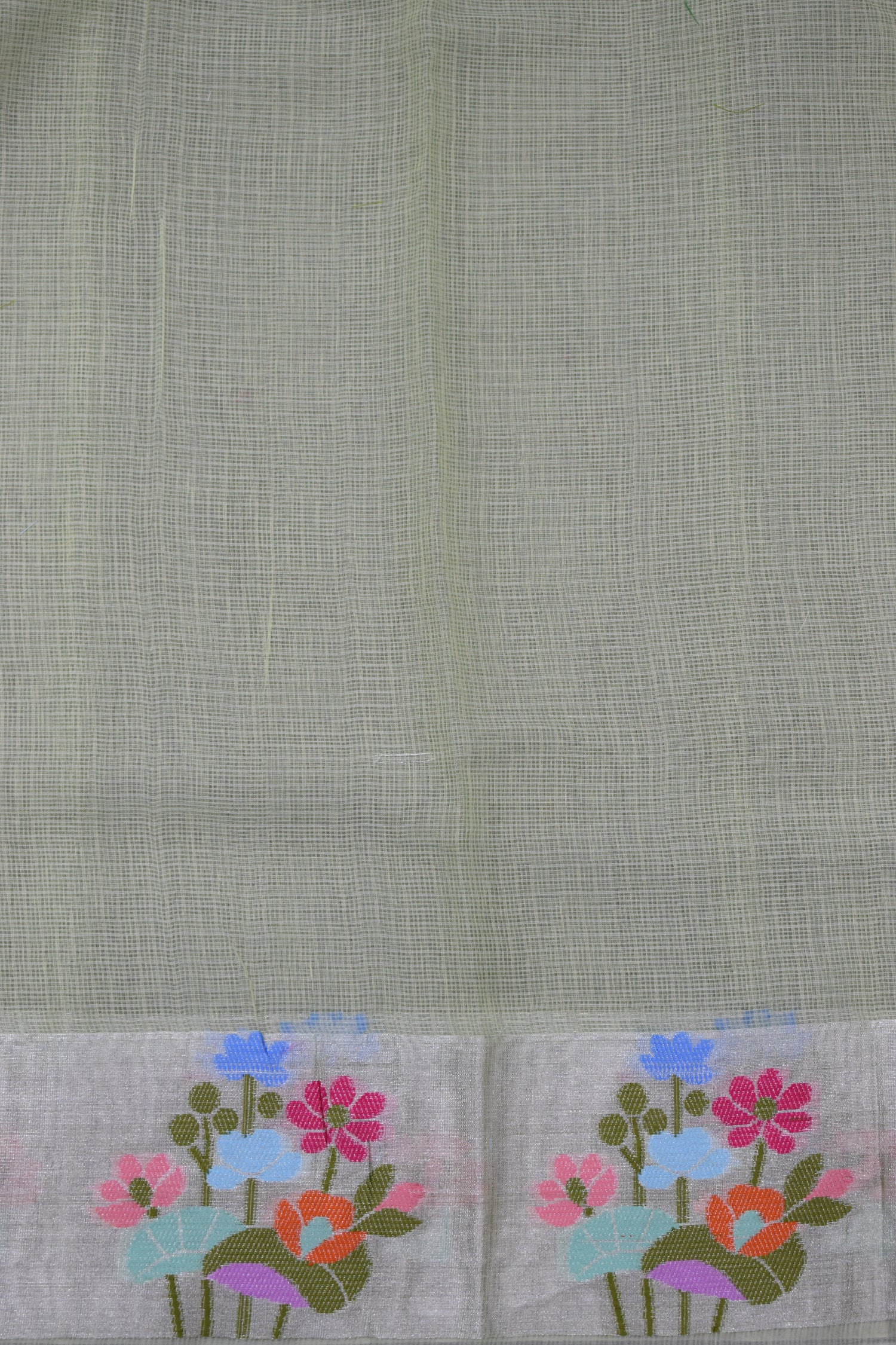 MEHENDI GREEN-BENARAS KOTA WEAVING SAREE