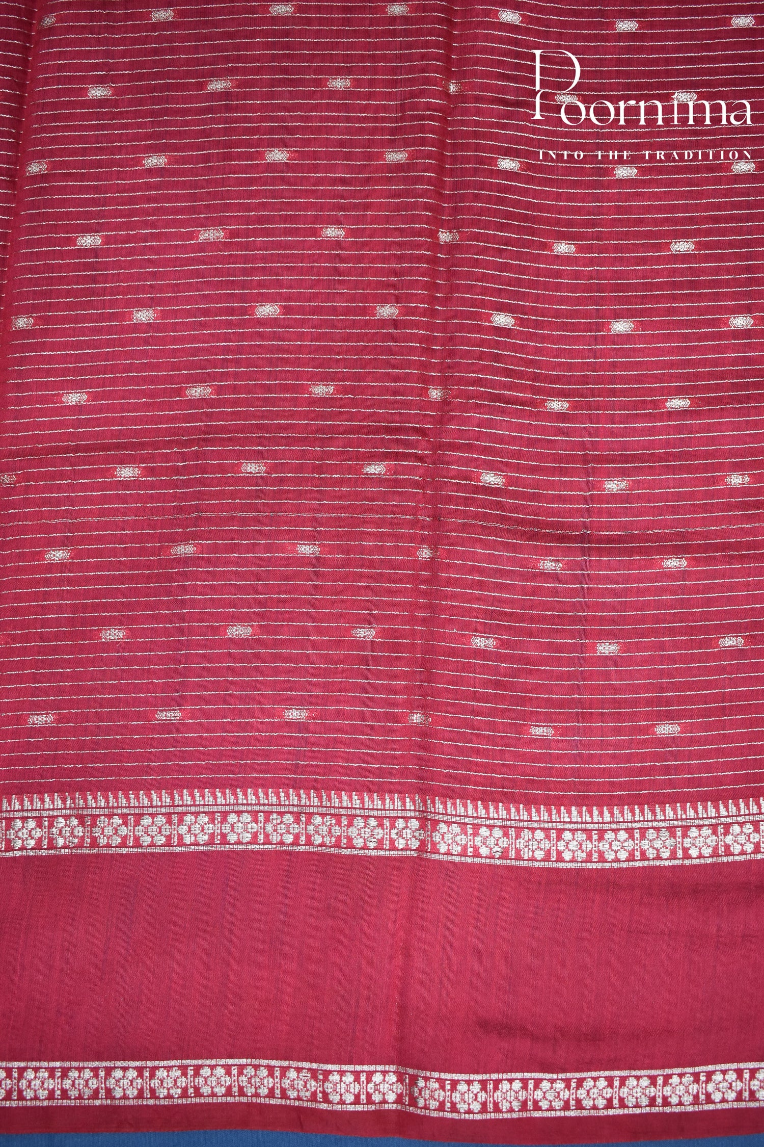 YELLOW- CHANDERI SILK SAREE