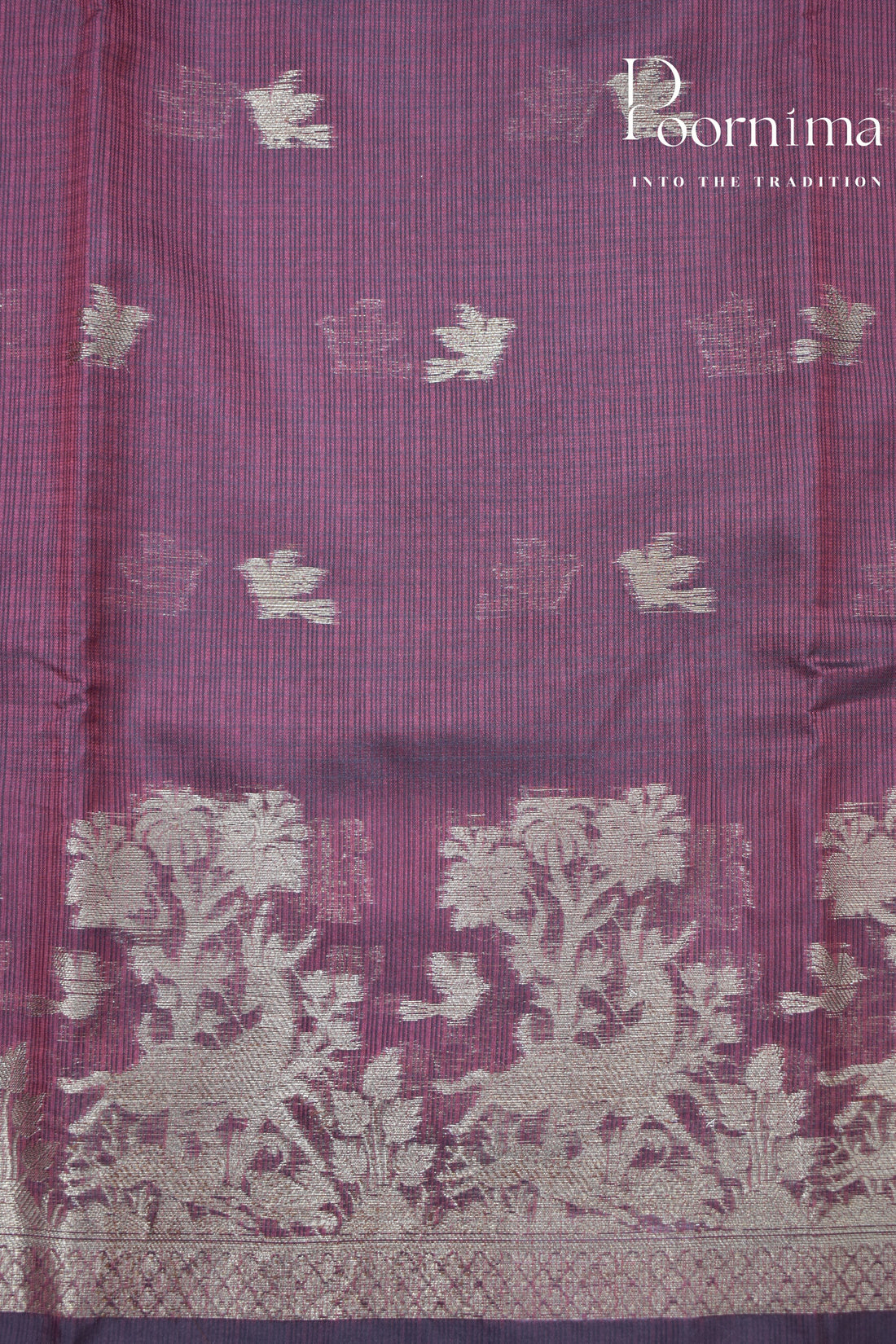 MAROON- BENARAS KOTA WEAVING SAREE
