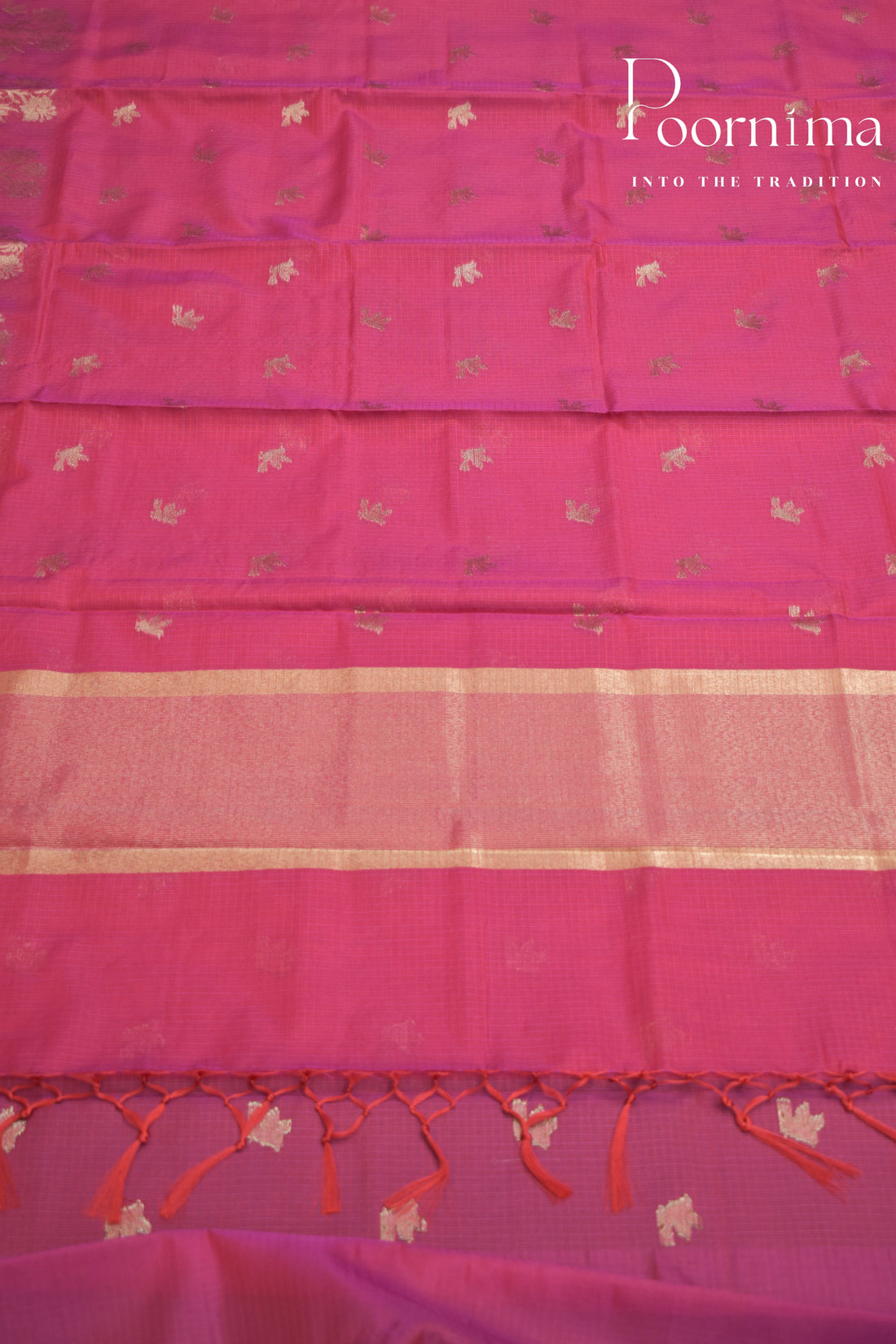 PINK- BENARAS WEAVING SAREE