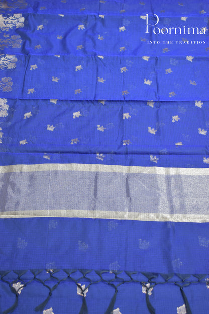 BLUE- BENARAS WEAVING SAREE
