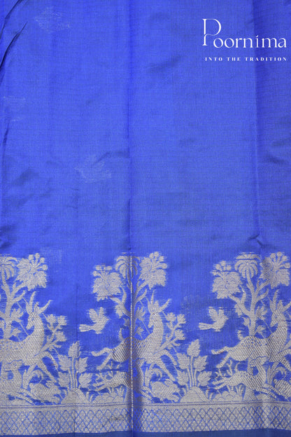 BLUE- BENARAS WEAVING SAREE