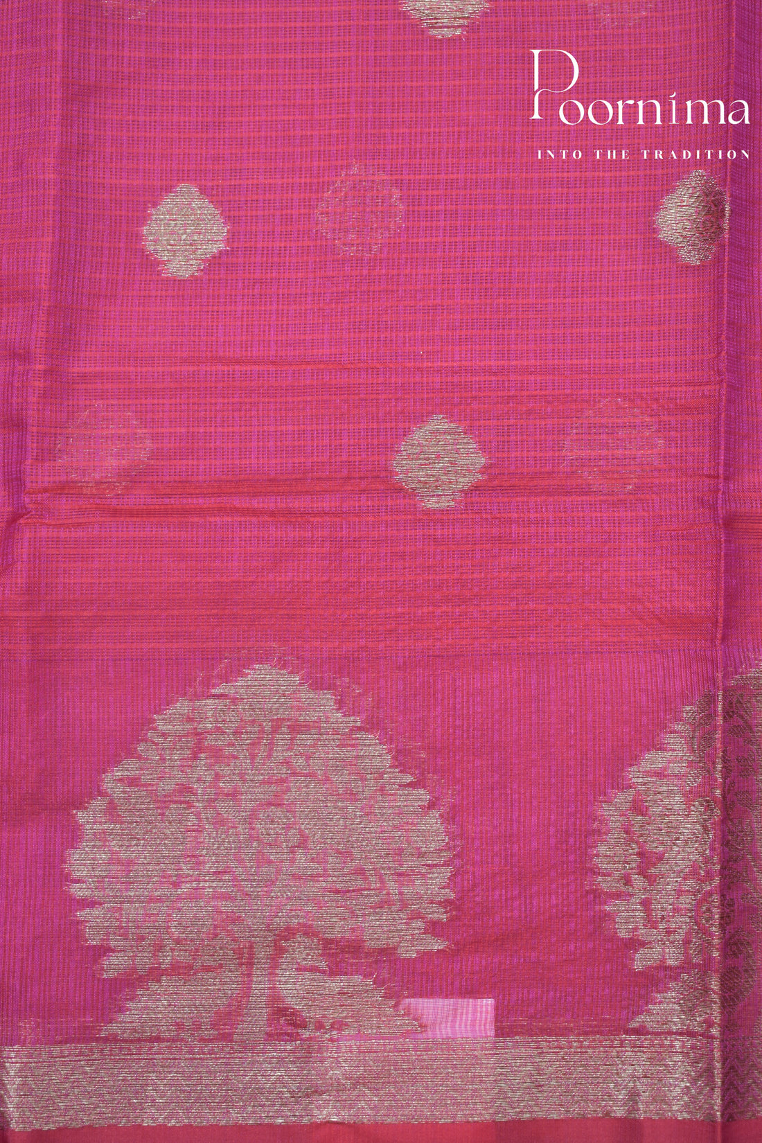 PINK- BENARAS KOTA WEAVING SAREE