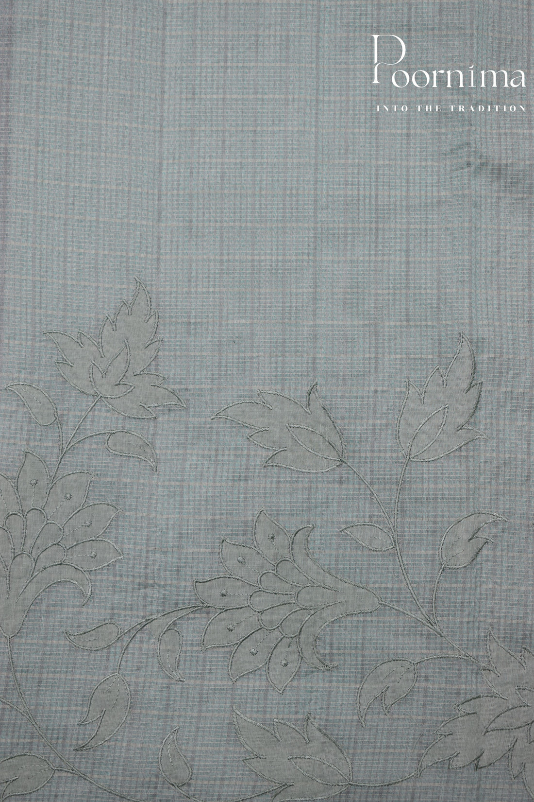 BASIL GREEN- BENARAS KOTA WEAVING SAREE