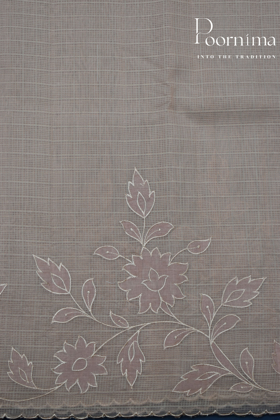 ROSY BROWN- BENARAS KOTA WEAVING SAREE