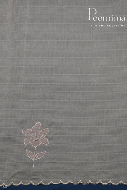 ROSY BROWN- BENARAS KOTA WEAVING SAREE