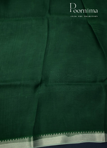 MANGALAGIRI SILK SAREE WITH FLORAL PRINT