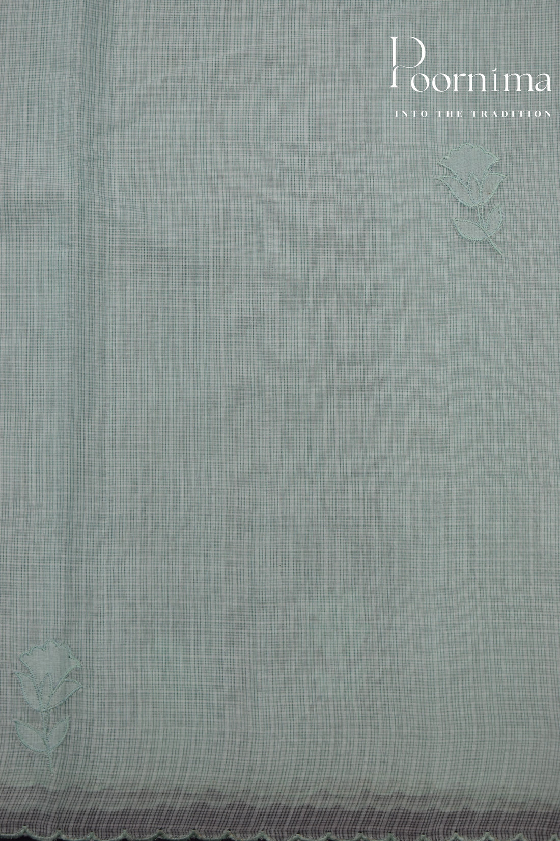 AQUAMARINE BLUE- BENARAS KOTA WEAVING SAREE