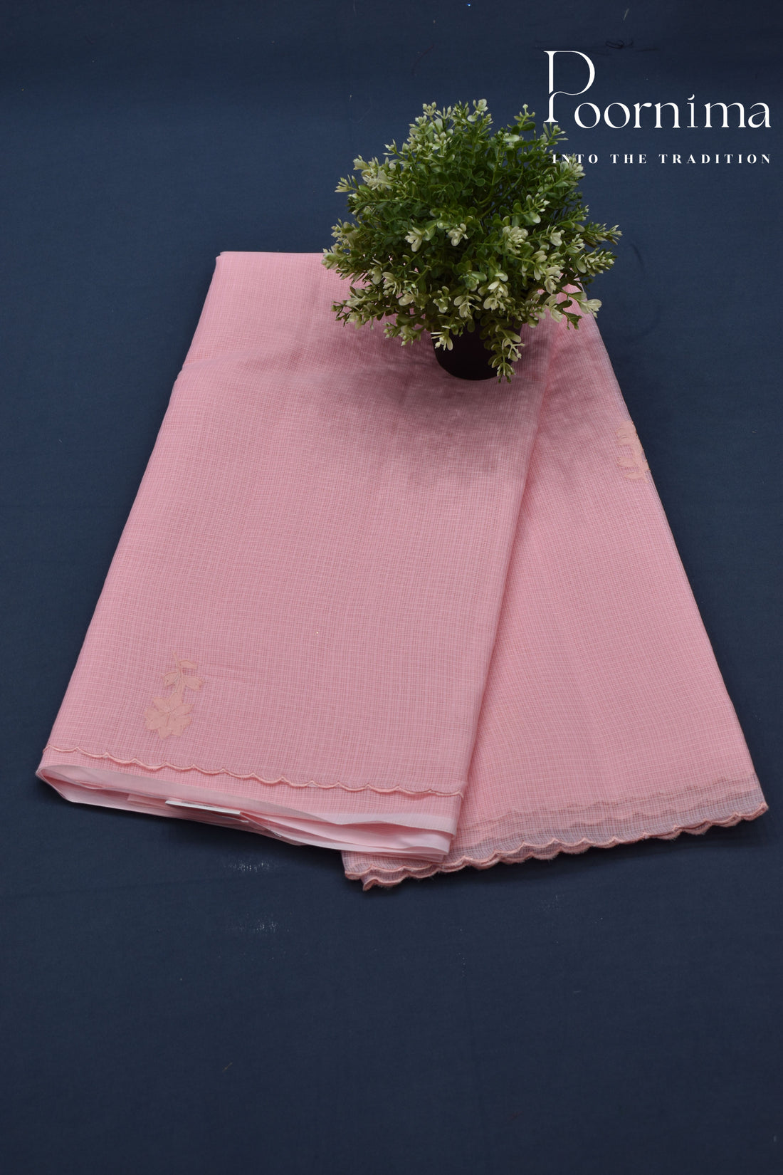 LIGHT PINK- BENARAS KOTA WEAVING SAREE
