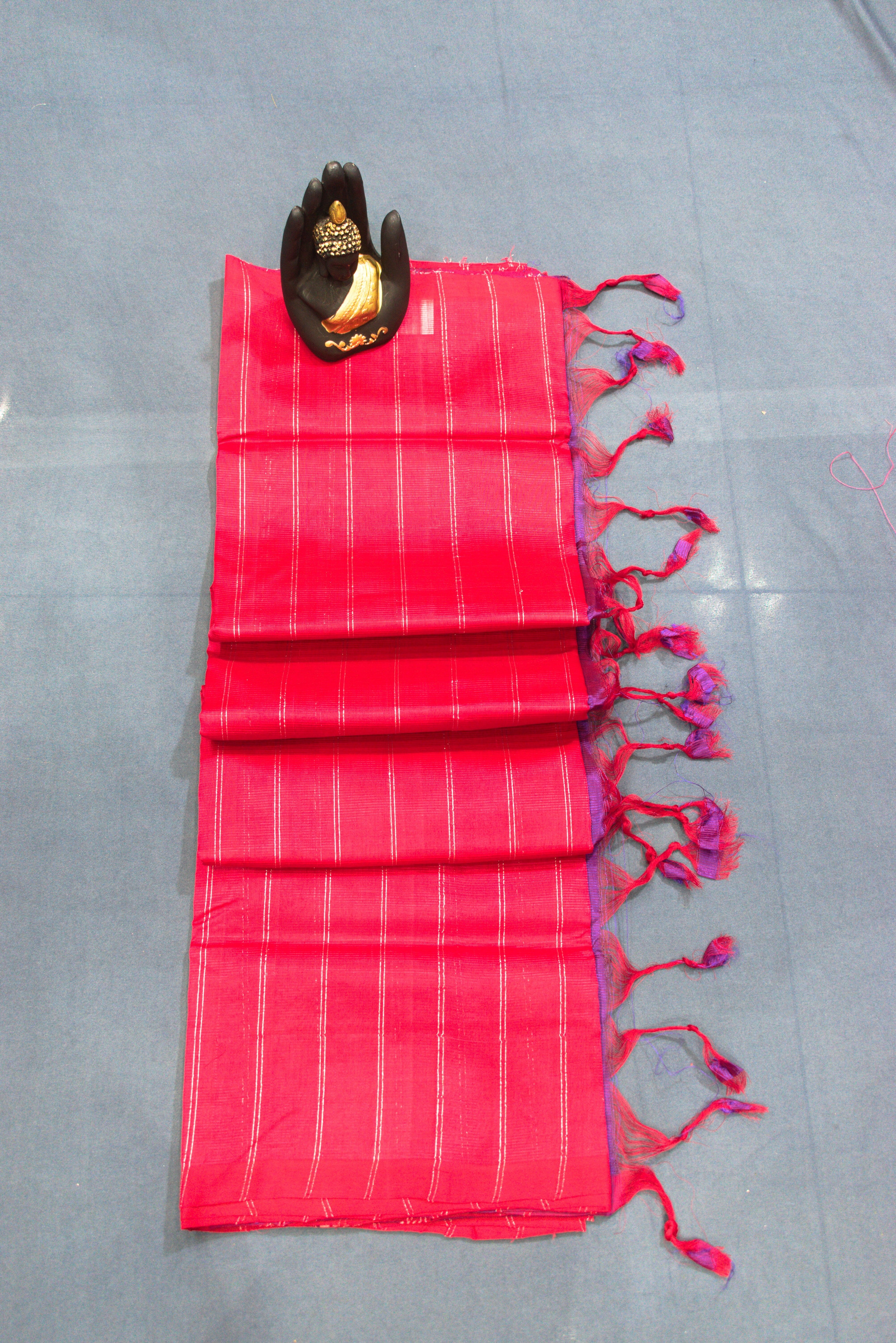 DARK PINK- PLANE MAGALAGIRI SAREE