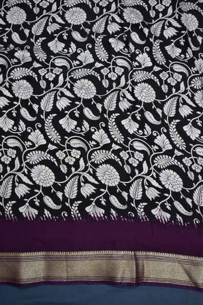 ONION PINK- CHANDERI PRINT COTTON SAREE