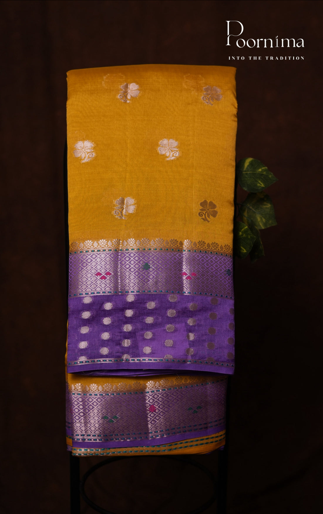 PURE MANGO SILK HANDLOOM SAREE