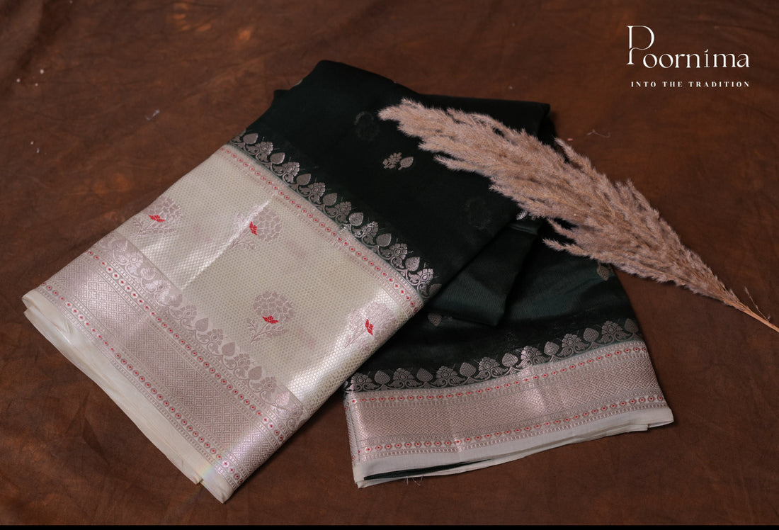 PURE MANGO SILK HANDLOOM SAREE