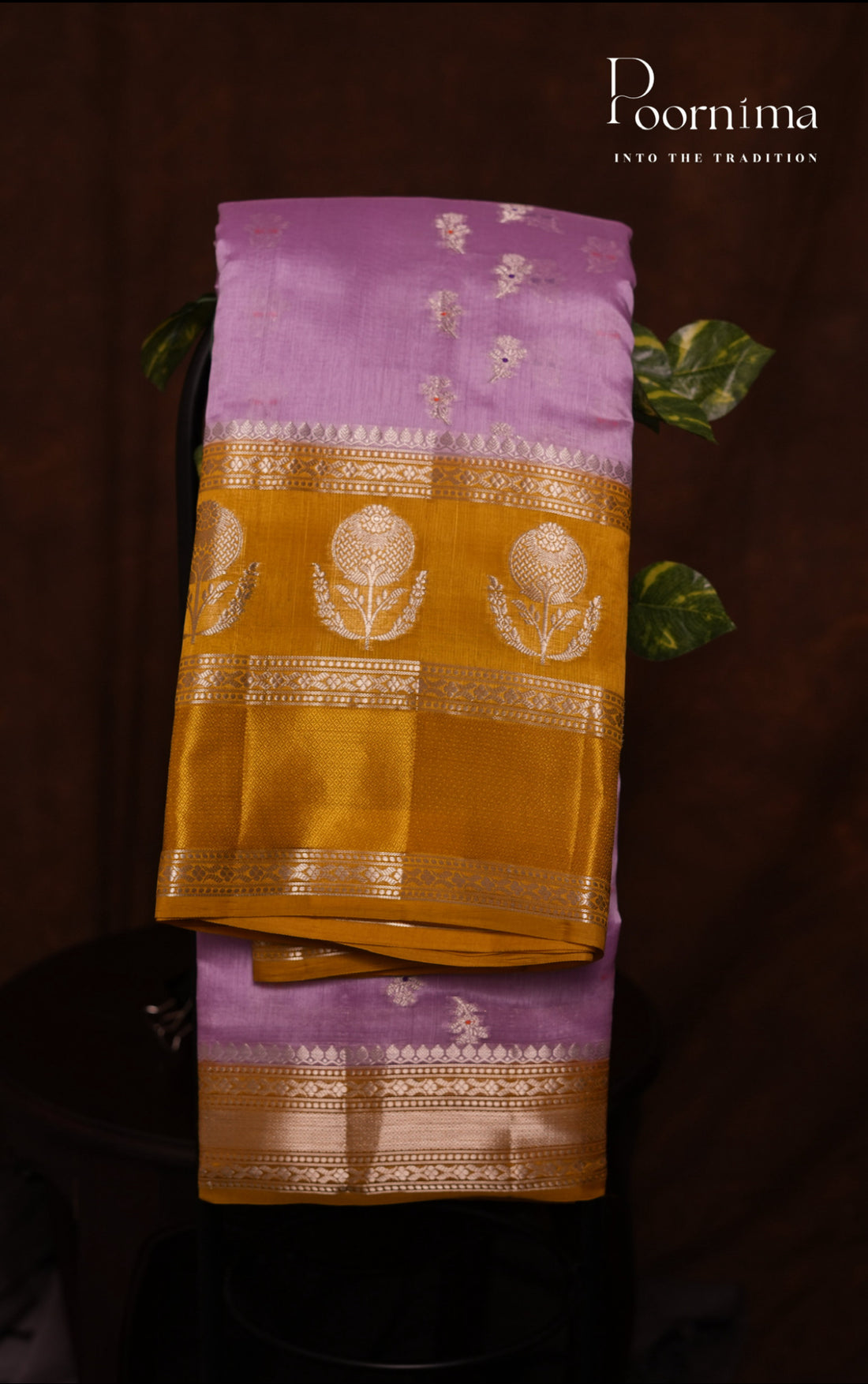 PURE MANGO SILK HANDLOOM SAREE