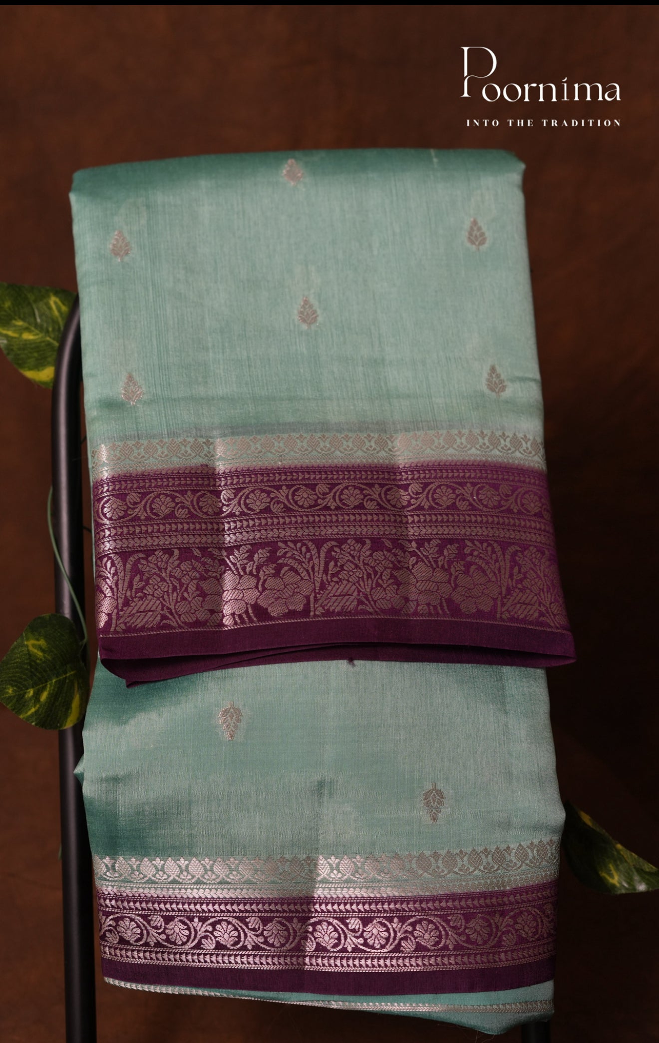 PURE MANGO SILK HANDLOOM SAREE