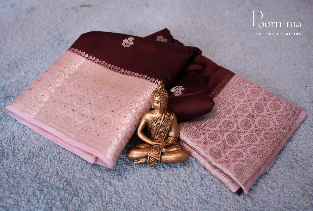 PURE MANGO SILK HANDLOOM SAREE