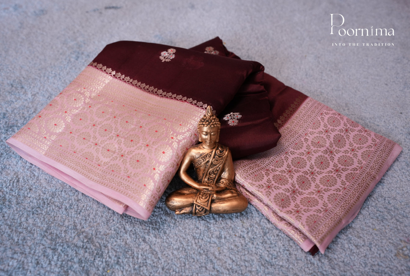 PURE MANGO SILK HANDLOOM SAREE