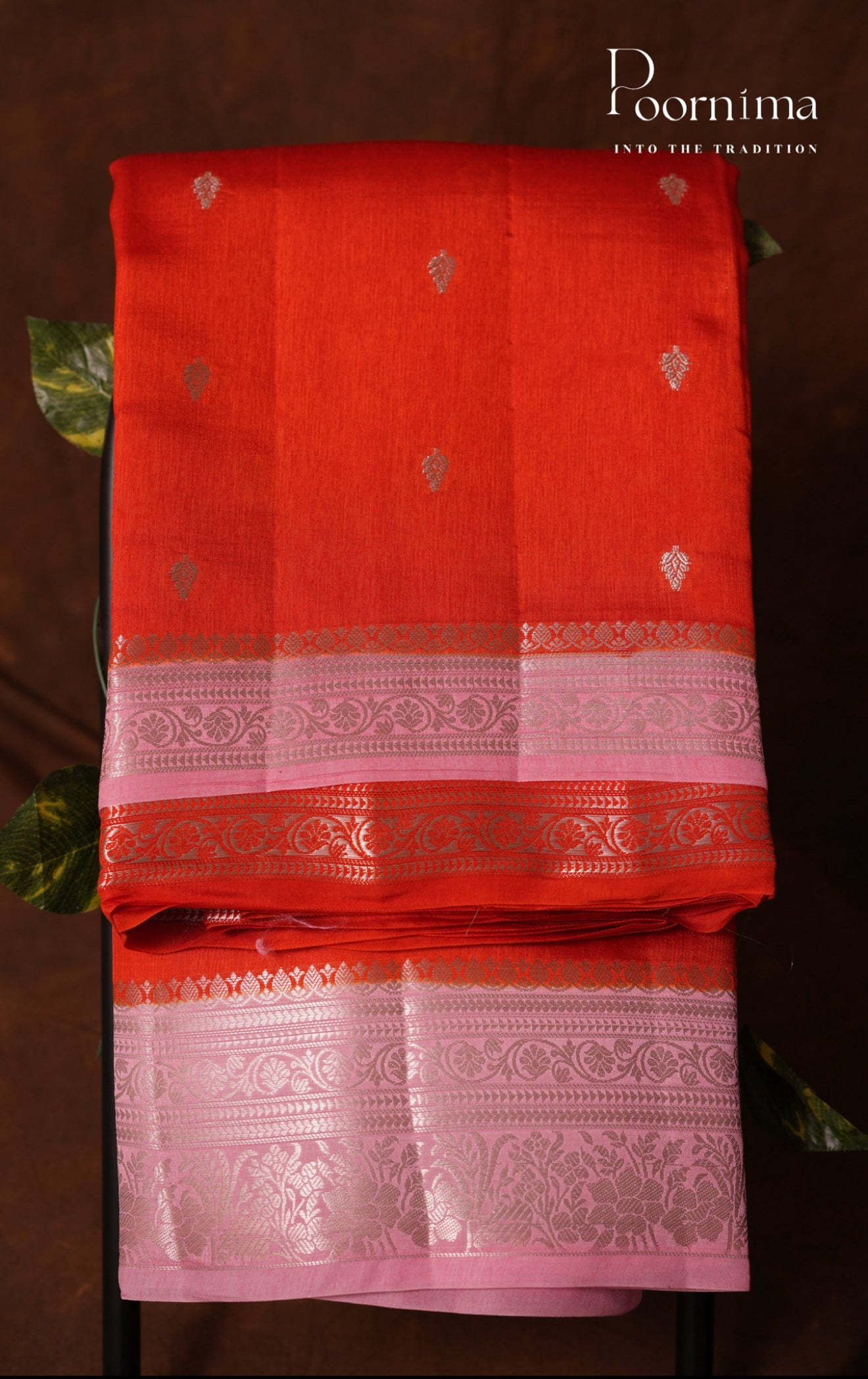 PURE MANGO SILK HANDLOOM SAREE