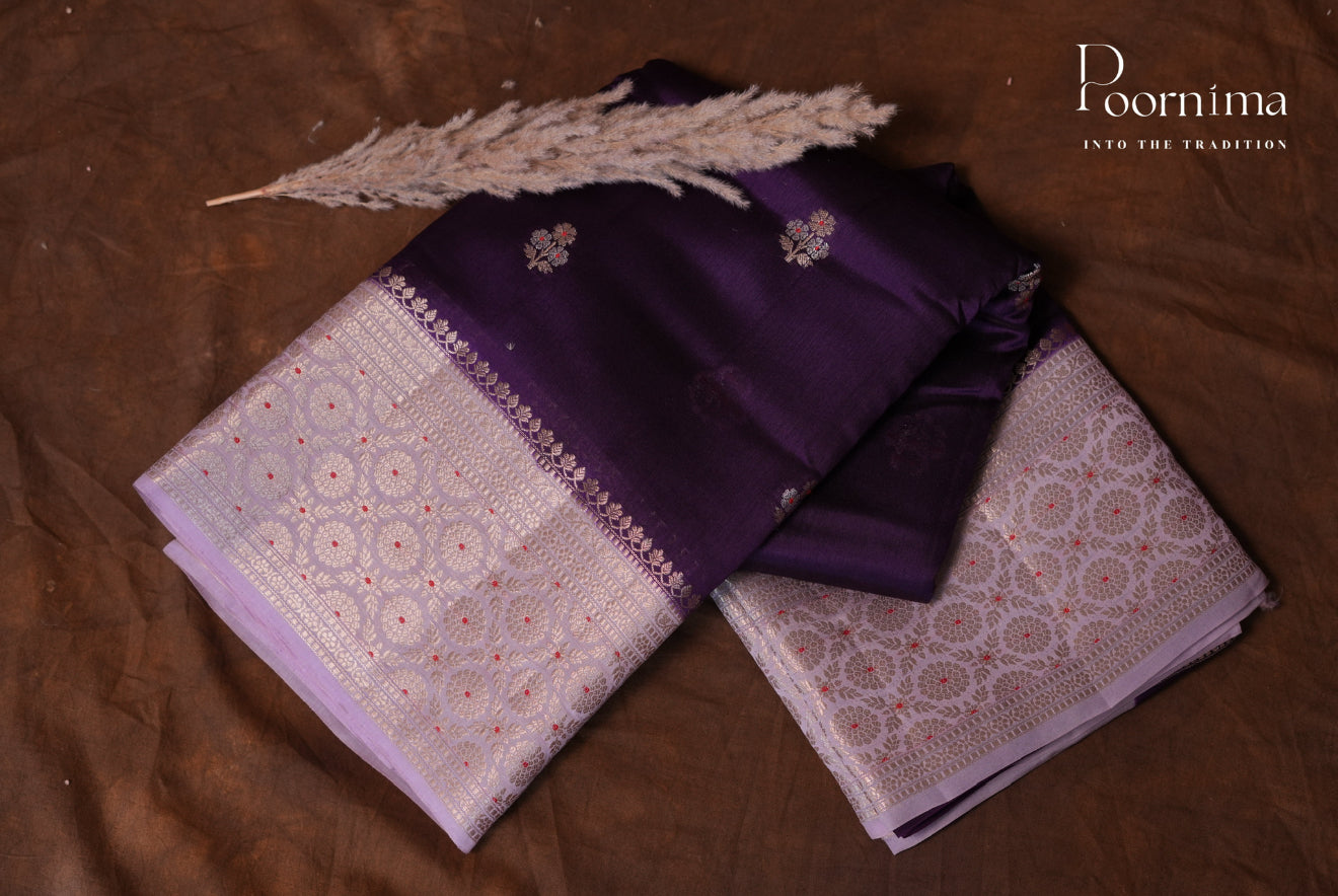 PURE MANGO SILK HANDLOOM SAREE