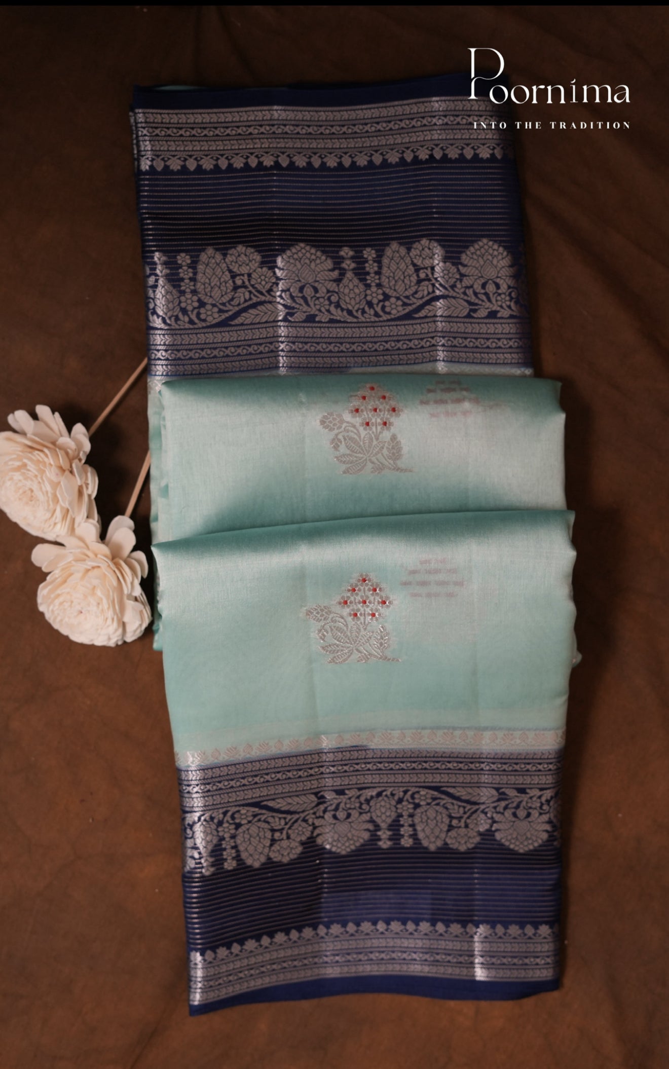 MANGO SILK PURE HANDLLOM SAREE