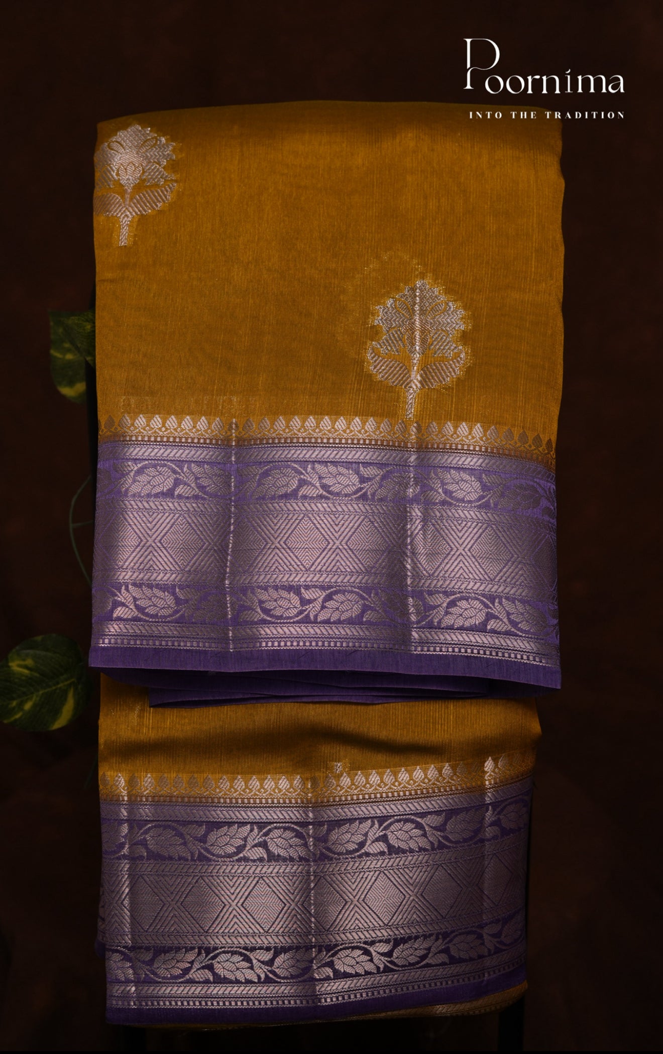 PURE MANGO SILK HANDLOOM SAREE