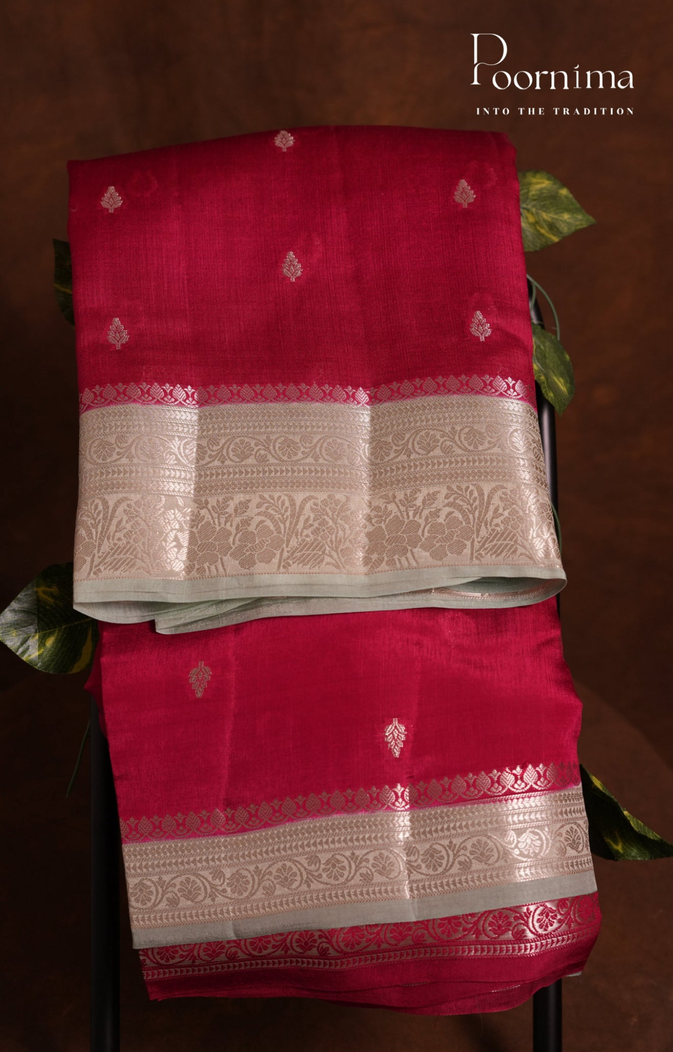 PURE MANGO SILK HANDLOOM SAREE