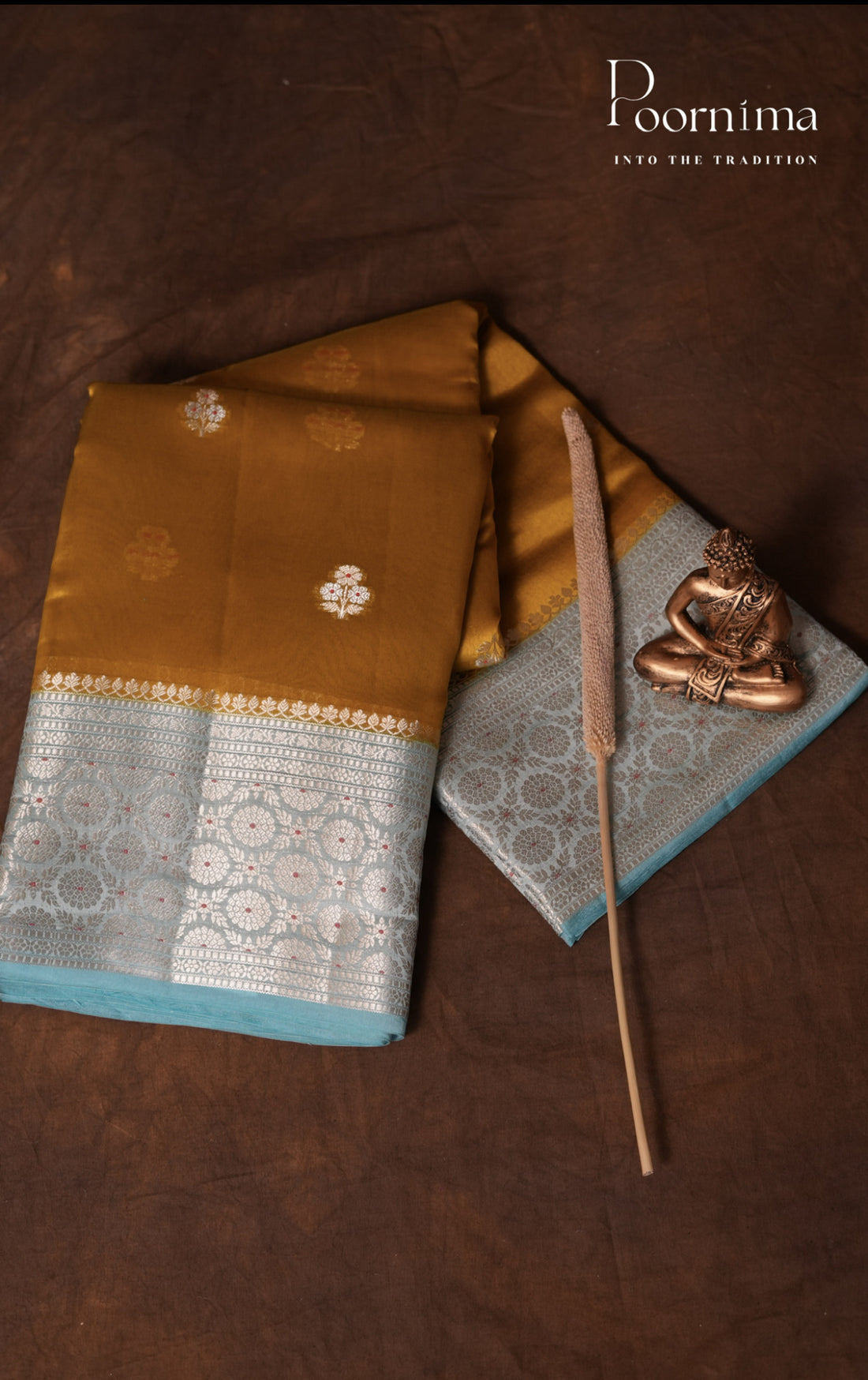PURE MANGO SILK HANDLOOM SAREE