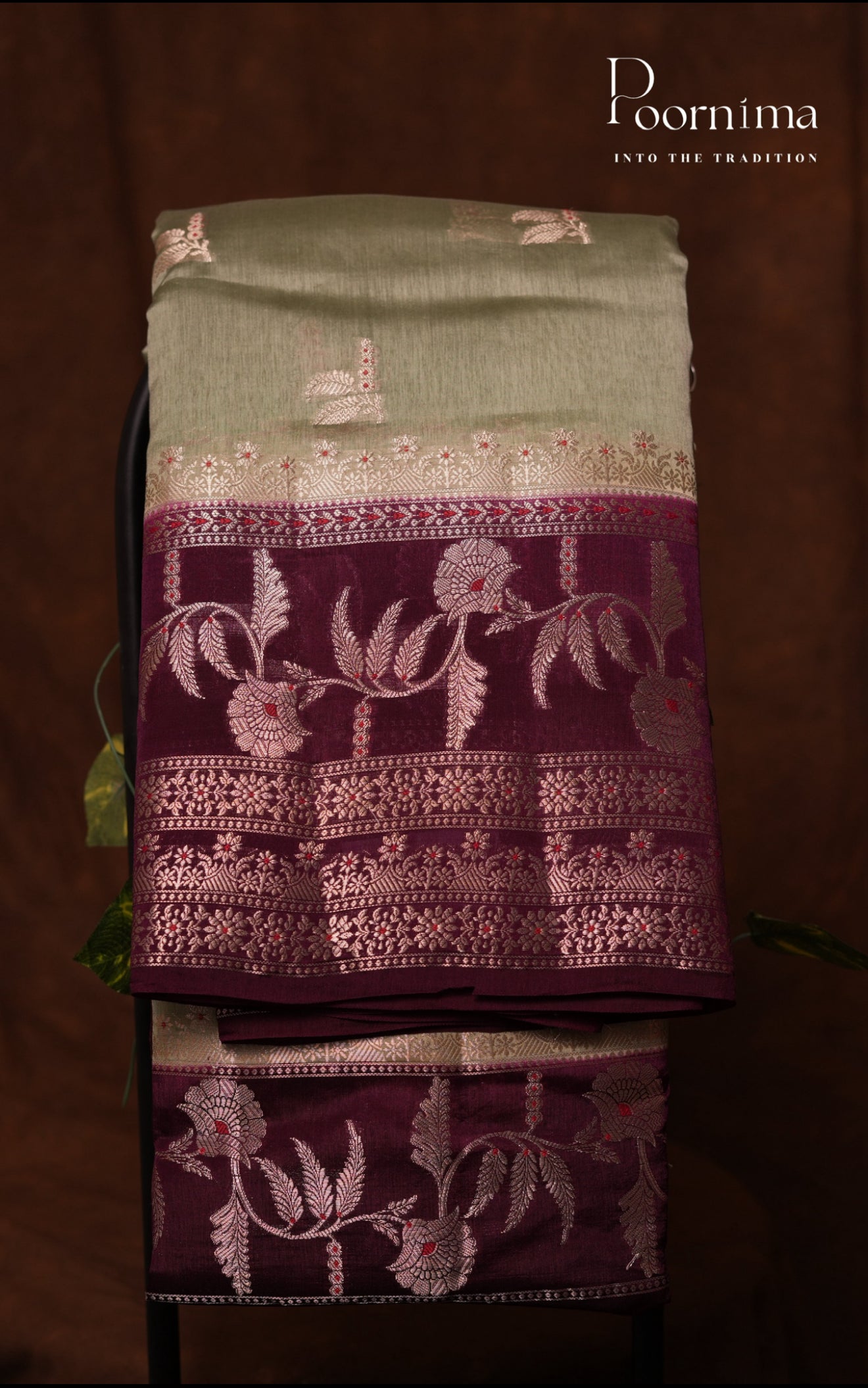PURE MANGO SILK HANDLOOM SAREE