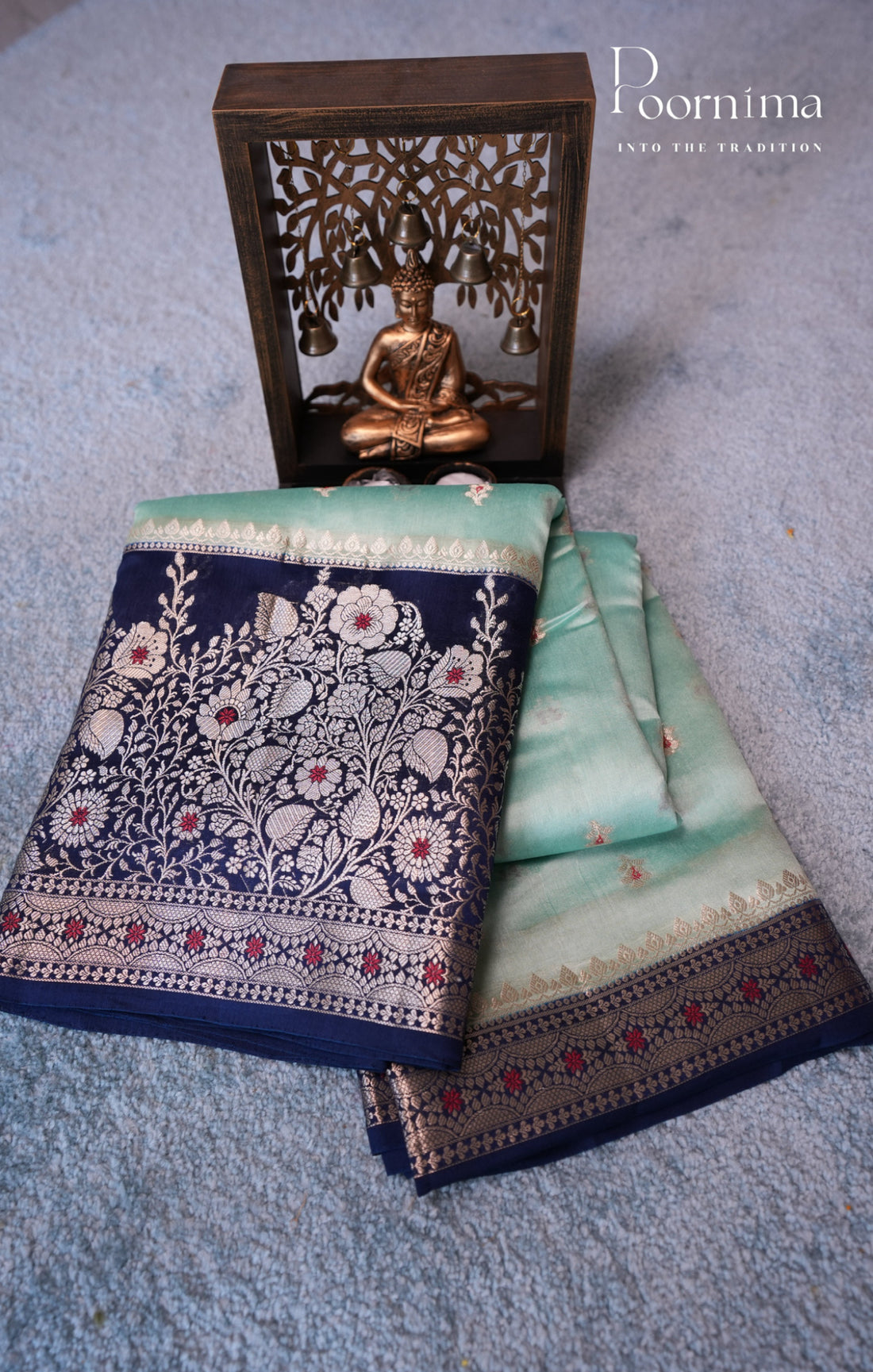 PURE MANGO SILK HANDLOOM SAREE