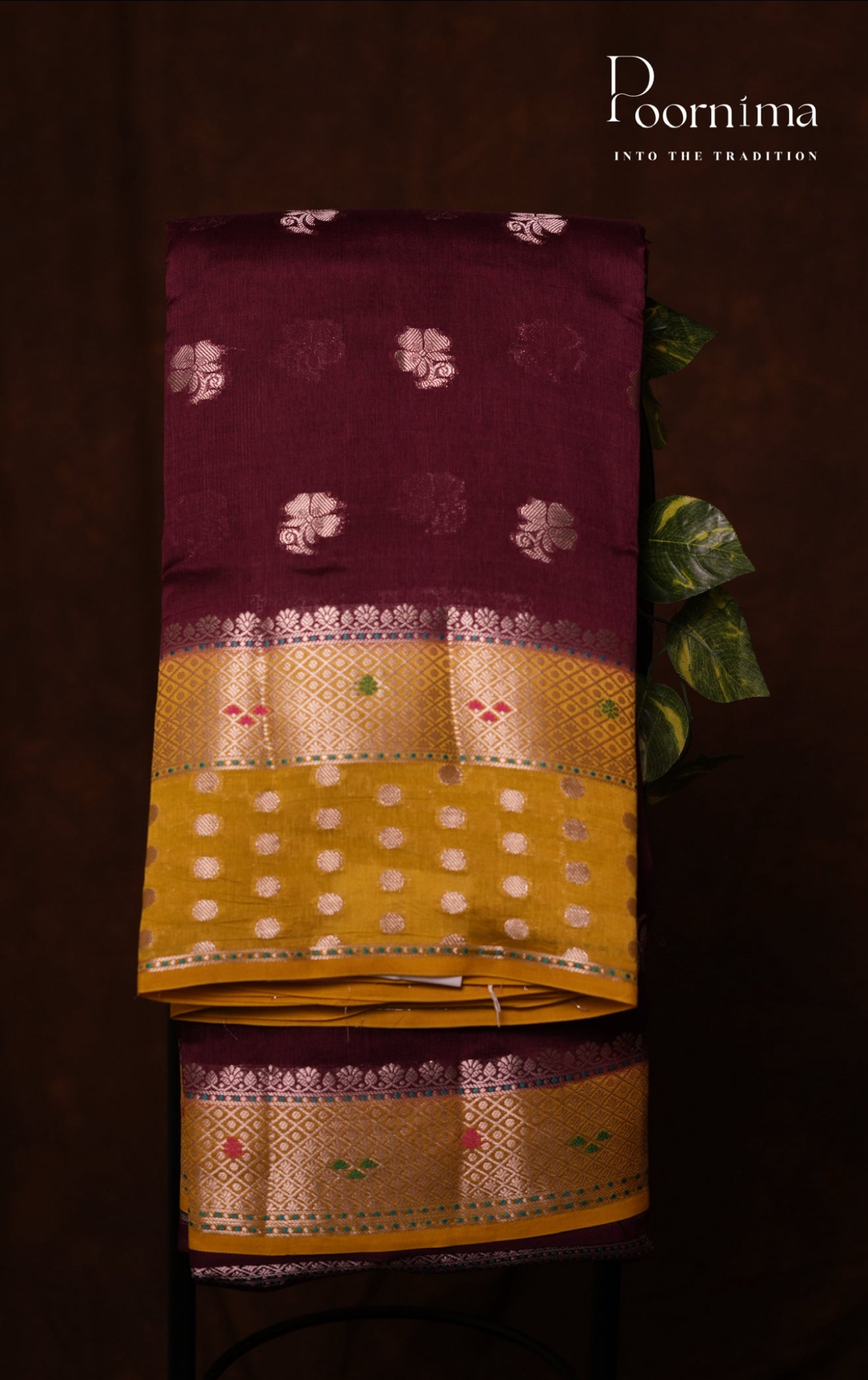 PURE MANGO SILK HANDLOOM SAREE