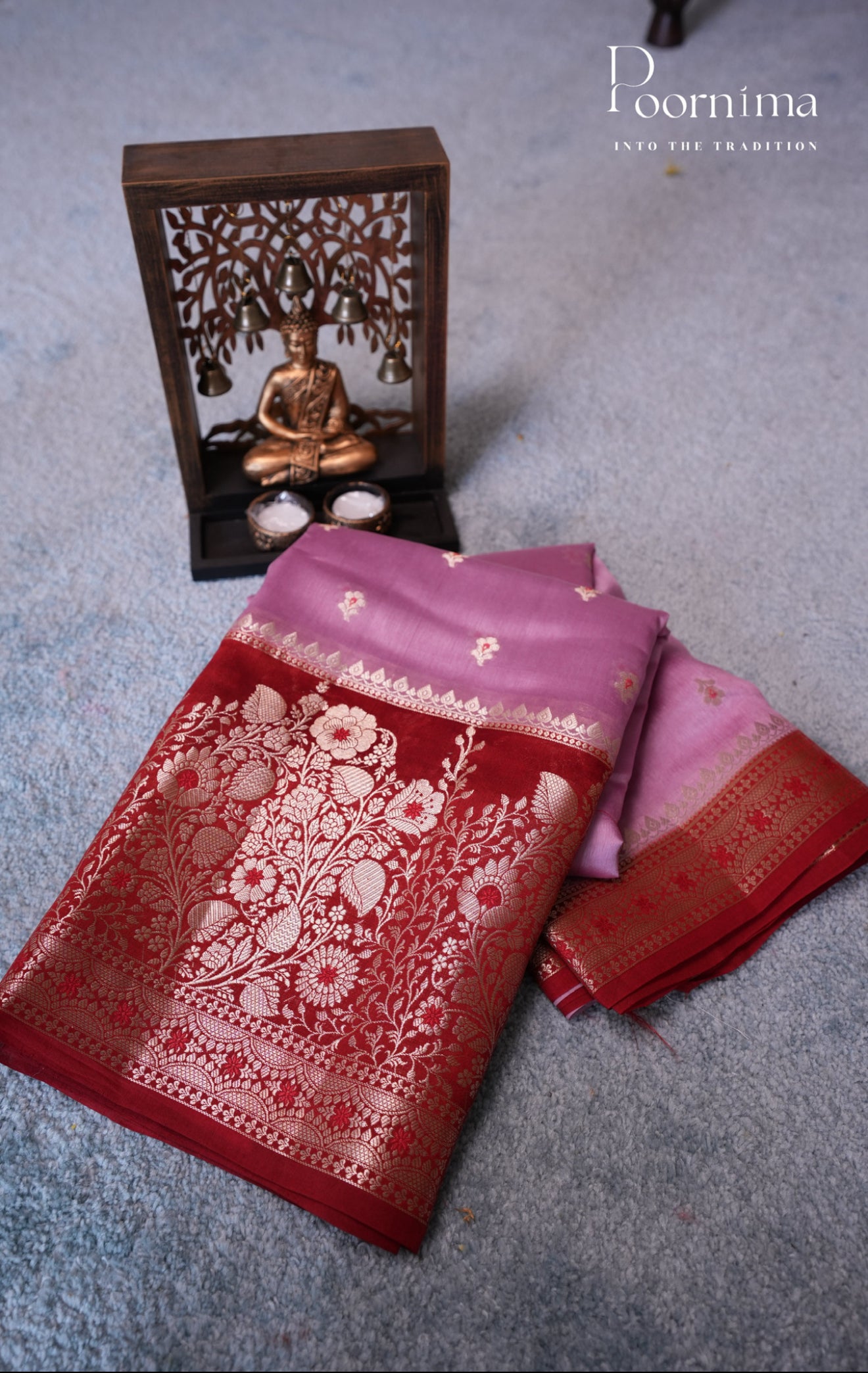 PURE MANGO SILK HANDLOOM SAREE