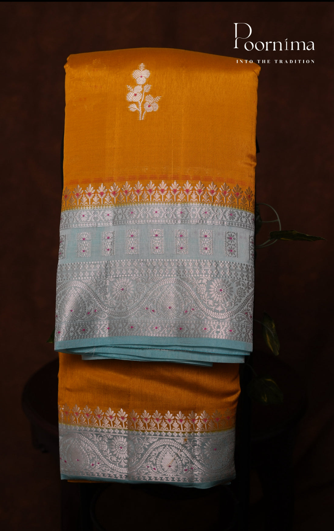 PURE MANGO SILK HANDLOOM SAREE