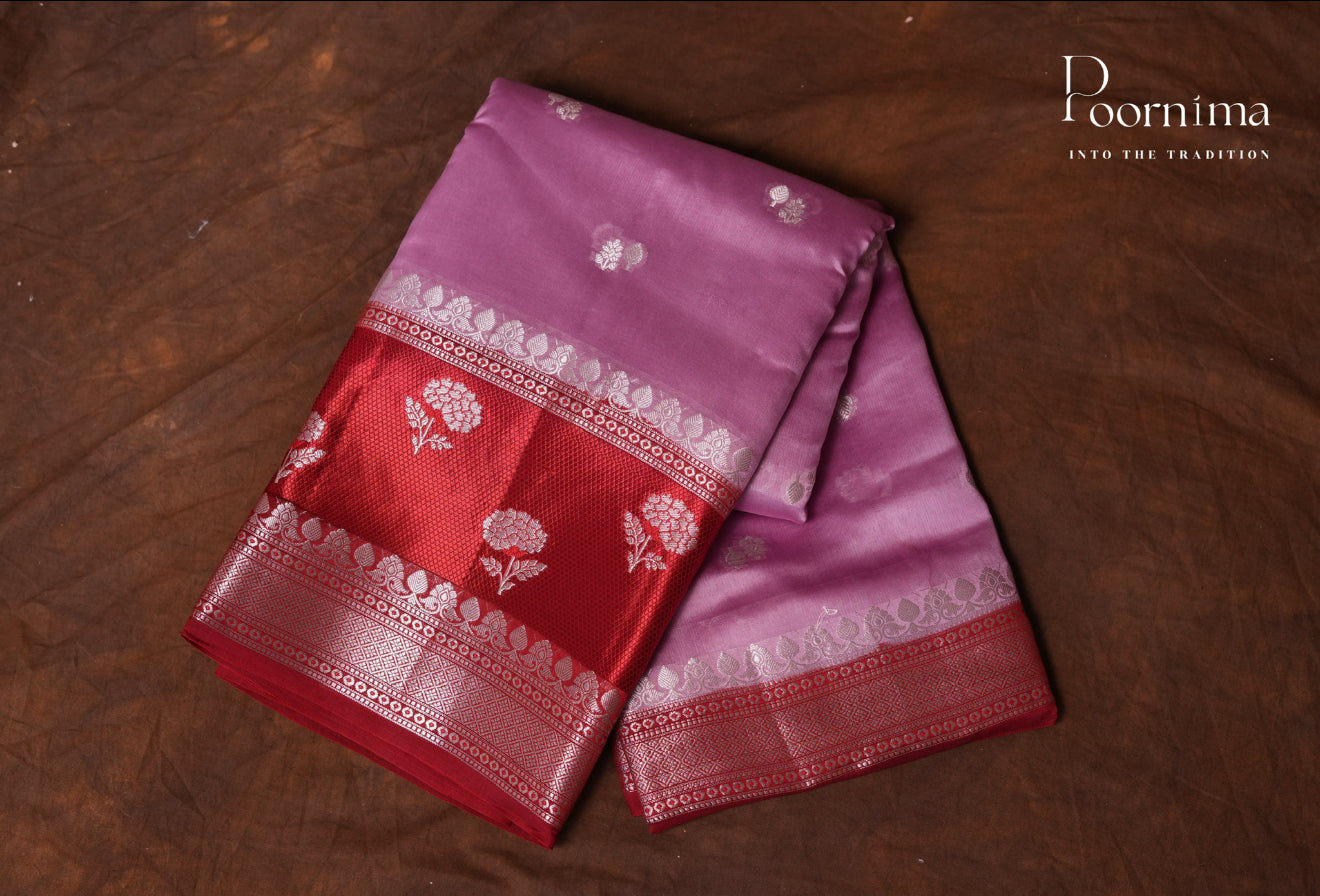 PURE MANGO SILK HANDLOOM SAREE