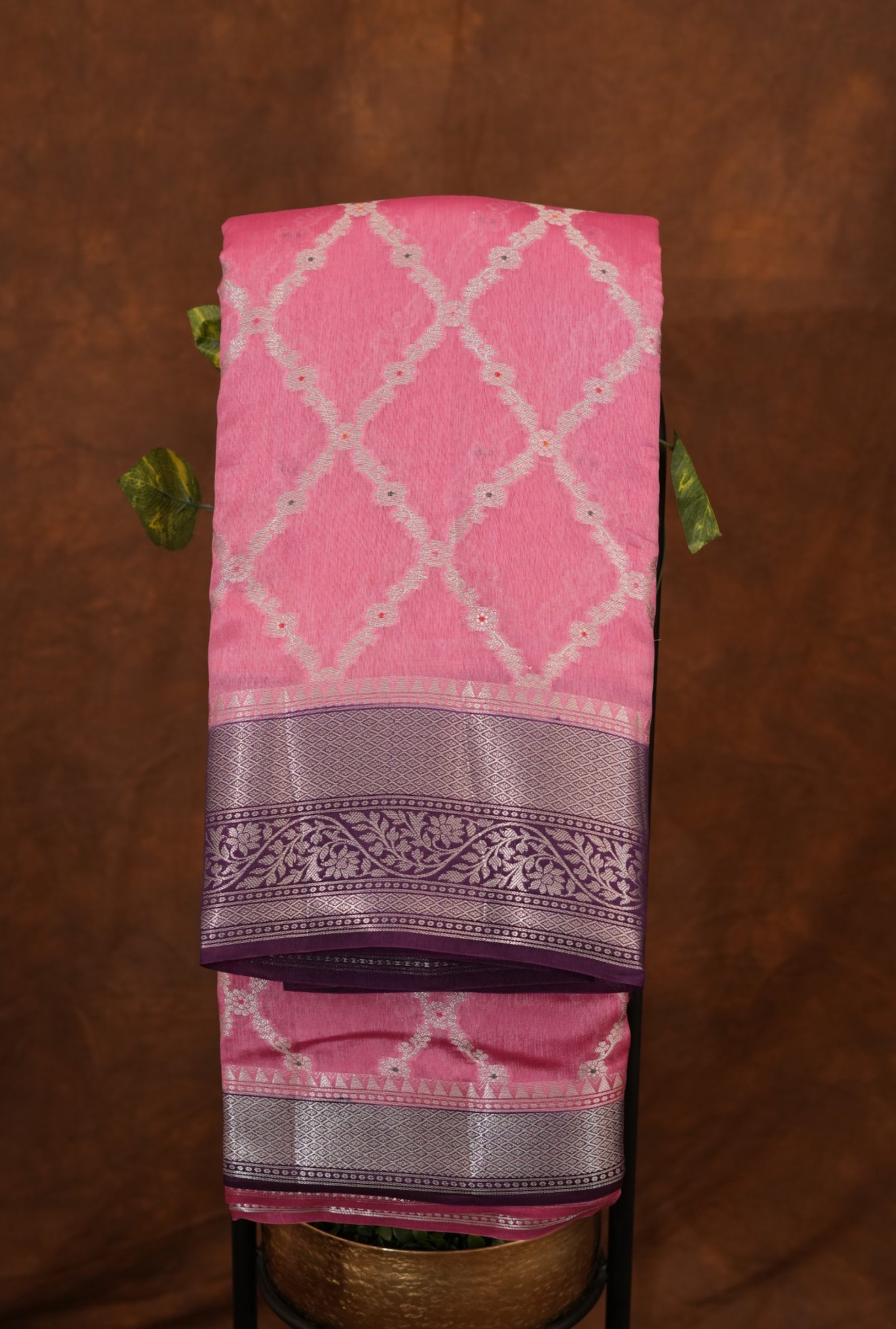 PURE MANGO SILK HANDLOOM SAREE