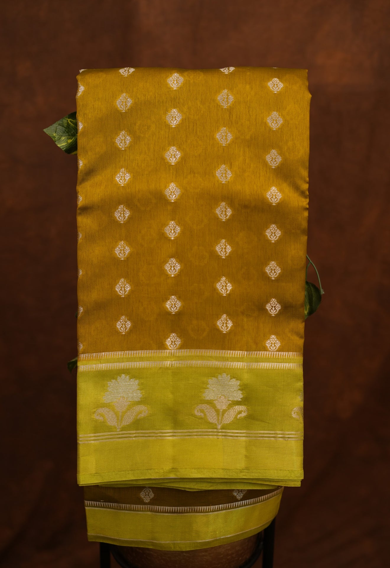 PURE MANGO SILK HANDLOOM SAREE