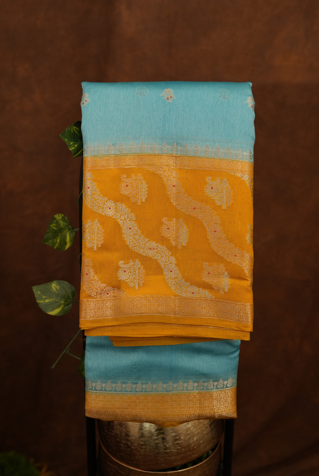 PURE MANGO SILK HANDLOOM SAREE