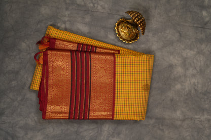 VINTAGE KANJEEVARAM - YELLOW