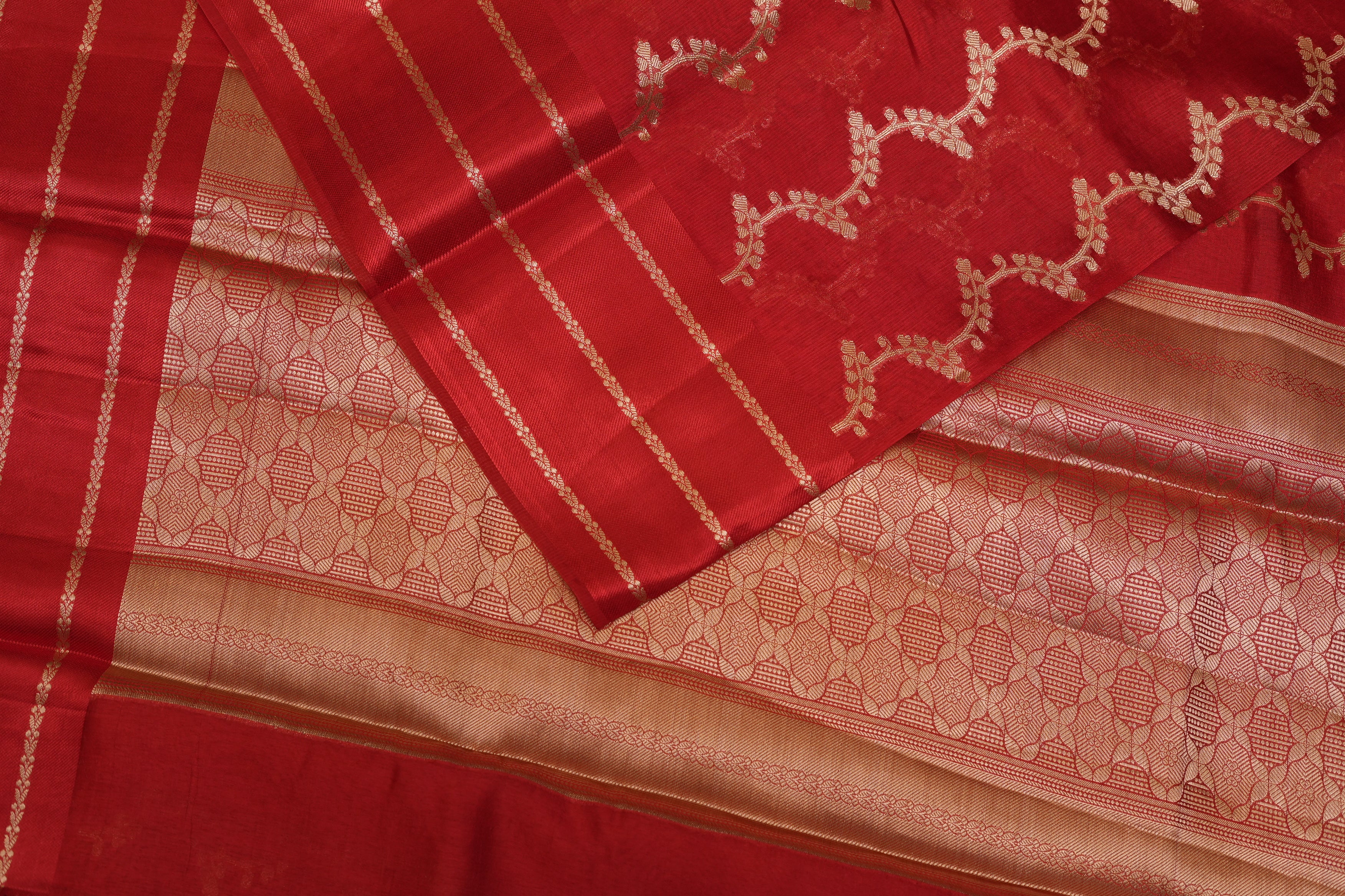 RAW MANGO SAREE- RED