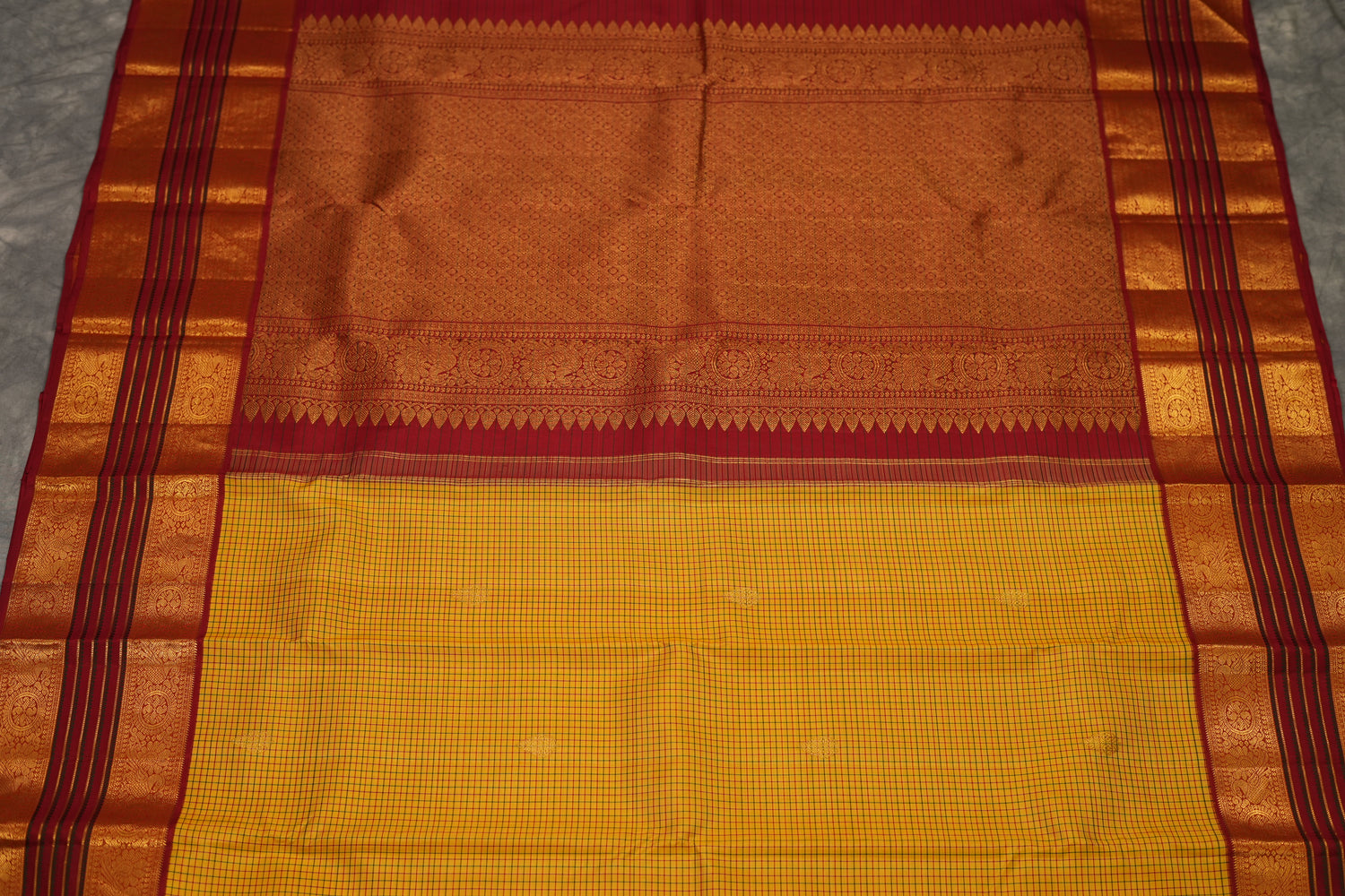VINTAGE KANJEEVARAM - YELLOW