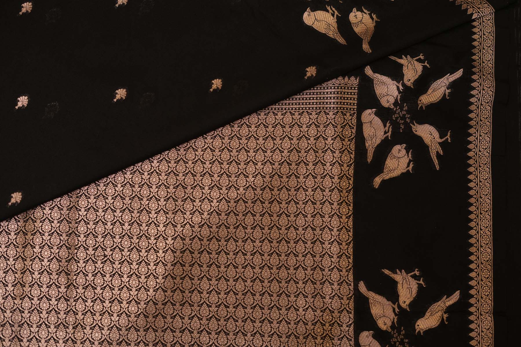 BENARASI SILK SAREE-BLACK