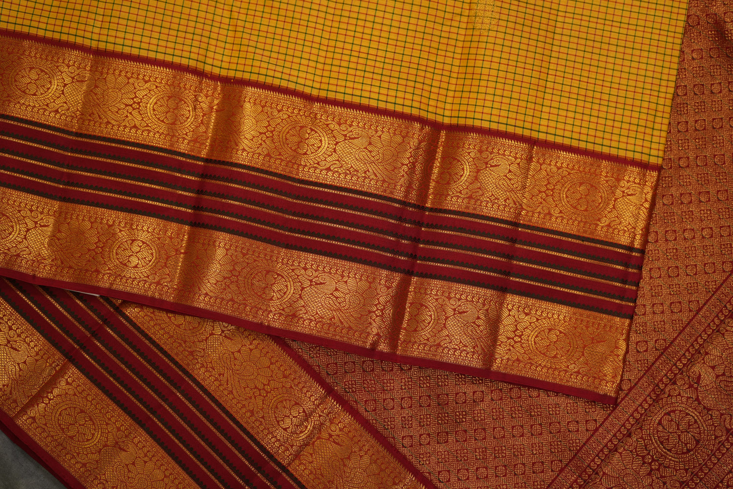 VINTAGE KANJEEVARAM - YELLOW