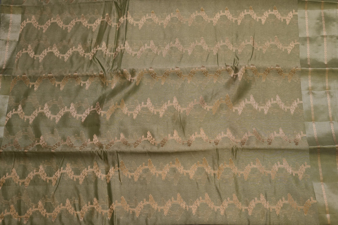 RAW MANGO SAREE- SEA GREEN