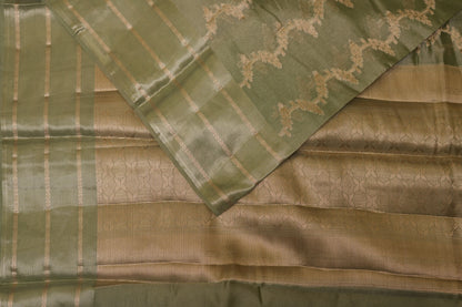 RAW MANGO SAREE- SEA GREEN