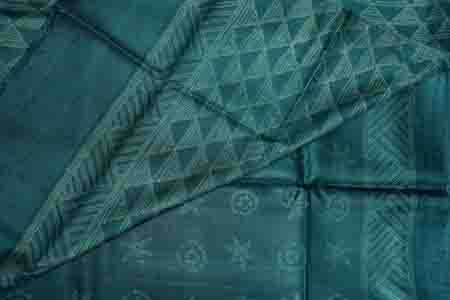 PURE TUSSAR SAREE-RAMA GREEN